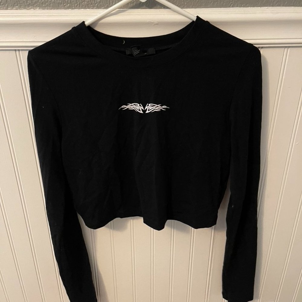 Long Sleeve Crop Top